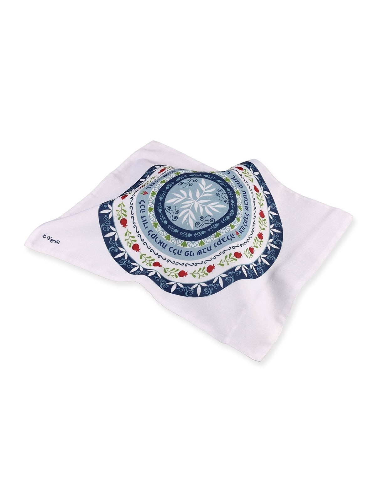 Concentric Circle Pomegranate Bamboo Challah Cover